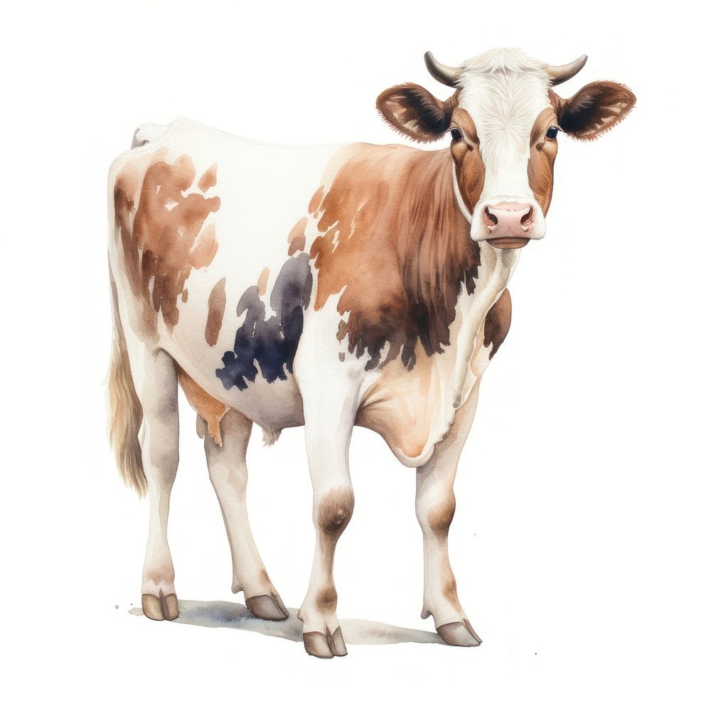 Cow livestock mammal cattle.