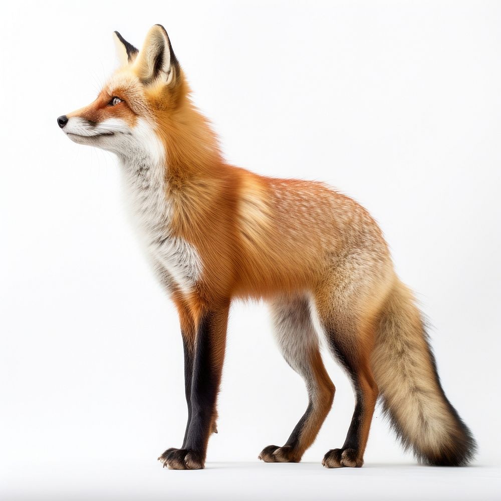 A full body Red fox wildlife animal mammal.
