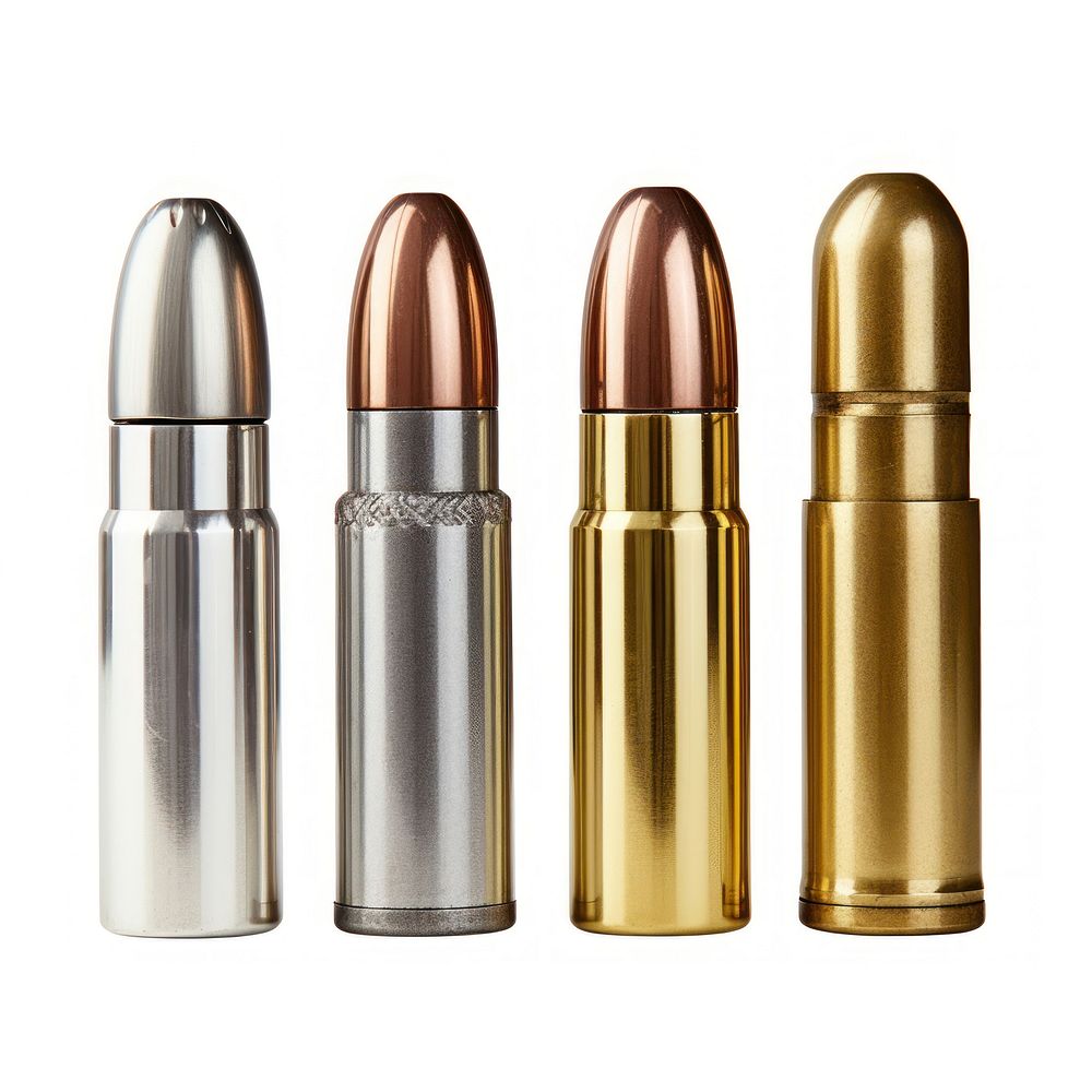 Three Magnum 500 calibers ammunition bullet weapon.