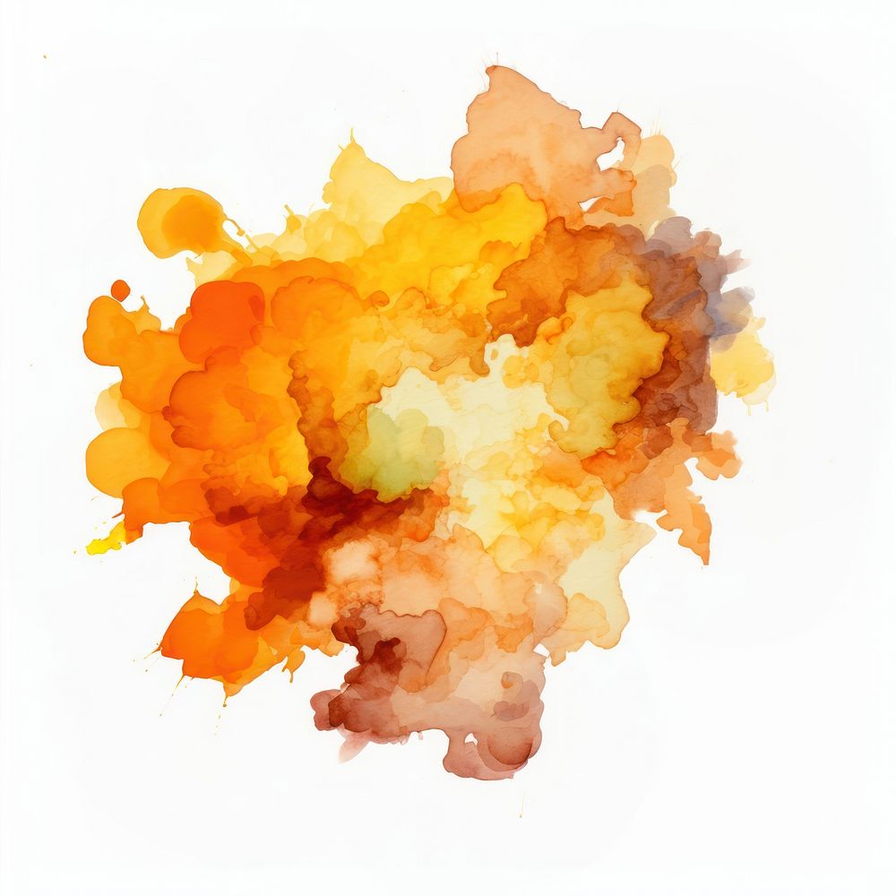 Explosion backgrounds painting yellow. AI generated Image by rawpixel.
