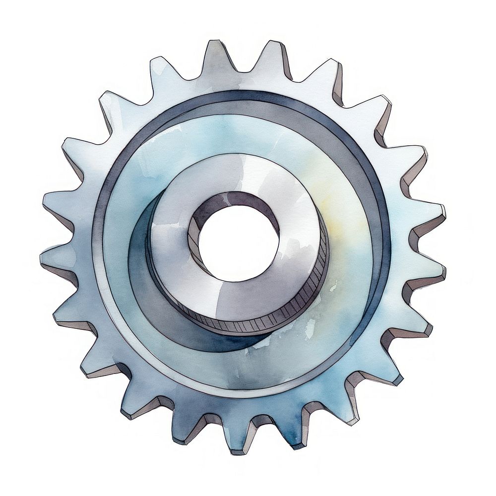 Gear metal wheel spoke. AI generated Image by rawpixel.
