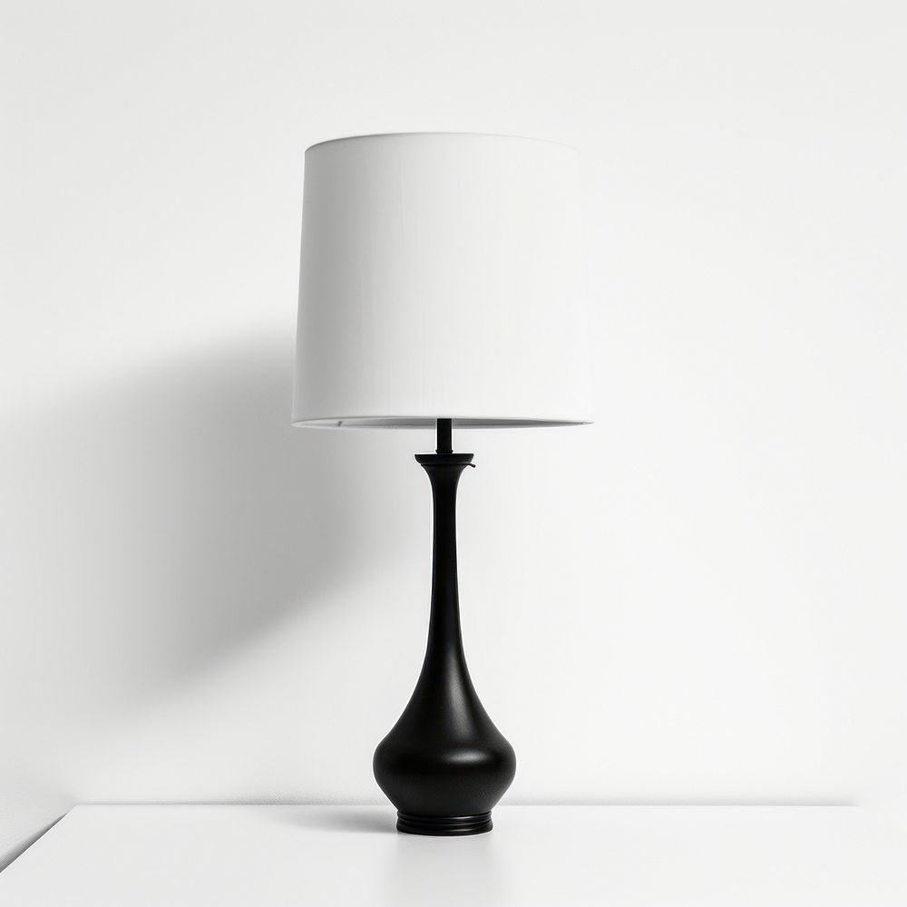 Modern lamp lampshade white technology. AI generated Image by rawpixel.
