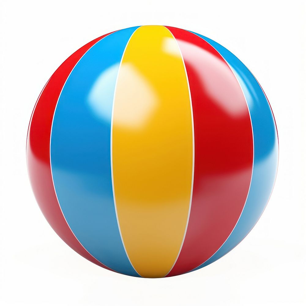 Striped ball striped sphere white background. AI generated Image by rawpixel.