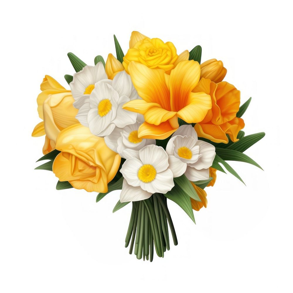 Daffodil daffodil flower narcissus. AI generated Image by rawpixel.