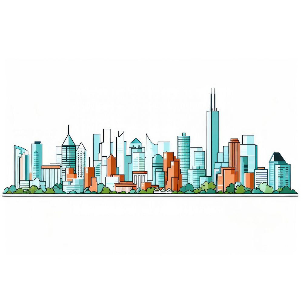 Chicago city architecture metropolis. AI generated Image by rawpixel.