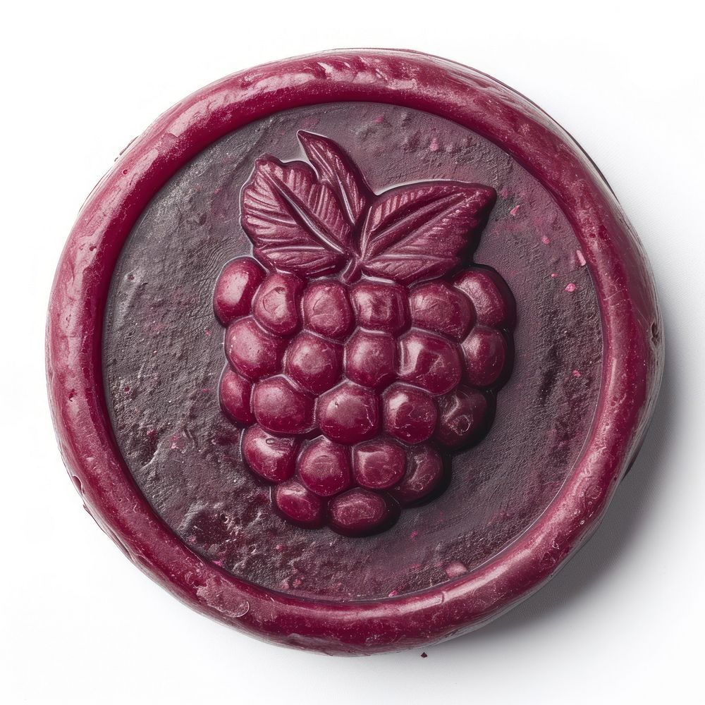 Seal Wax Stamp a berry fruit plant food.