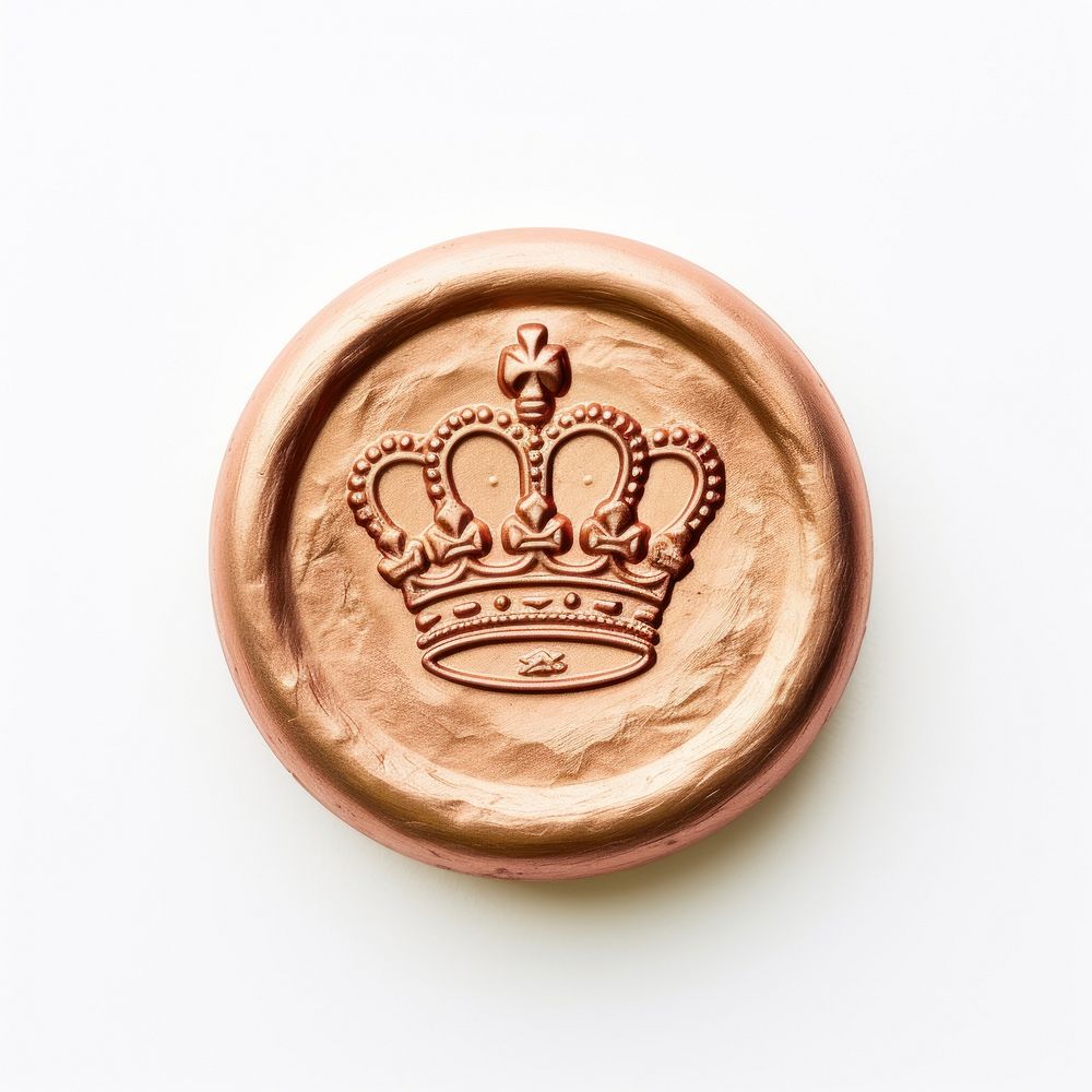 Seal Wax Stamp a crown jewelry locket craft.