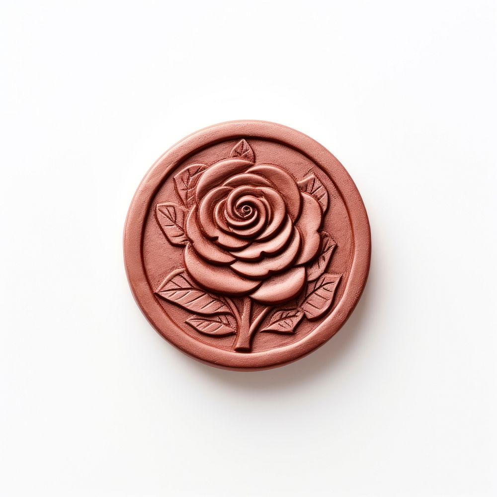 Seal Wax Stamp a rose jewelry locket craft.