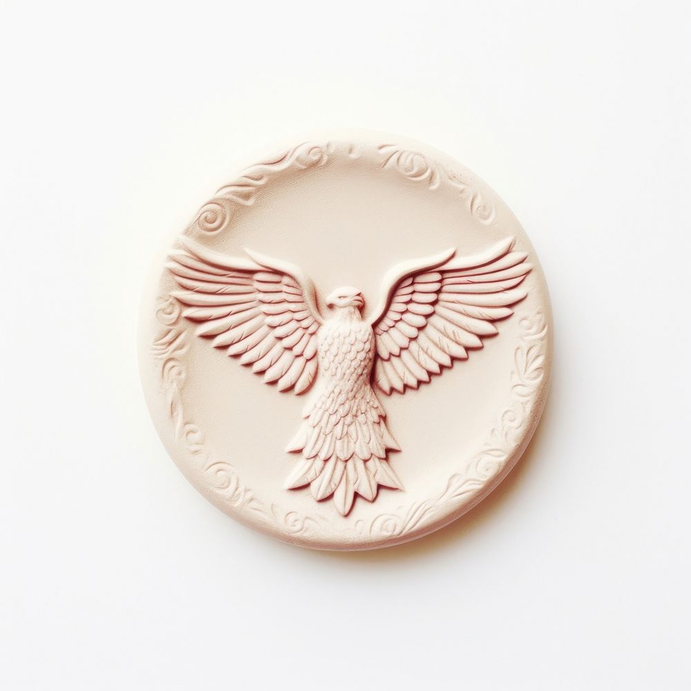 Seal Wax Stamp an angel wings craft art representation.