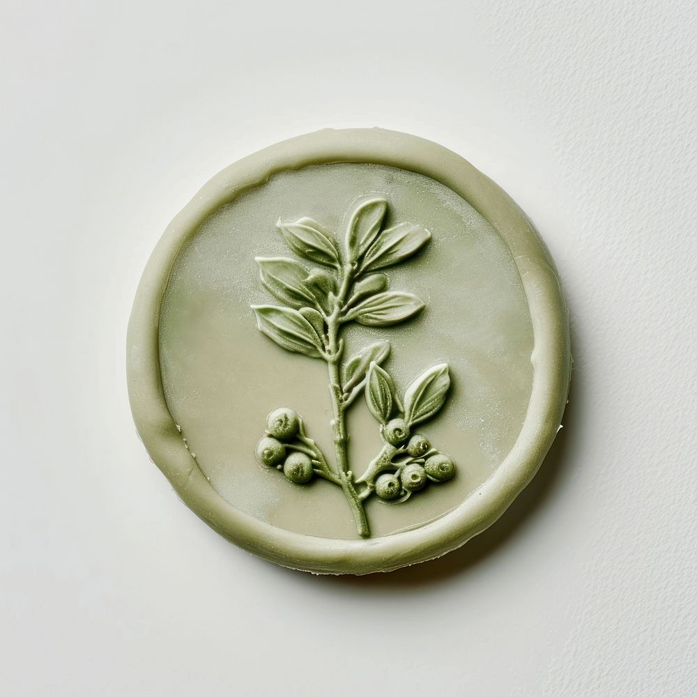 Seal Wax Stamp mistletoe art accessories ingredient.