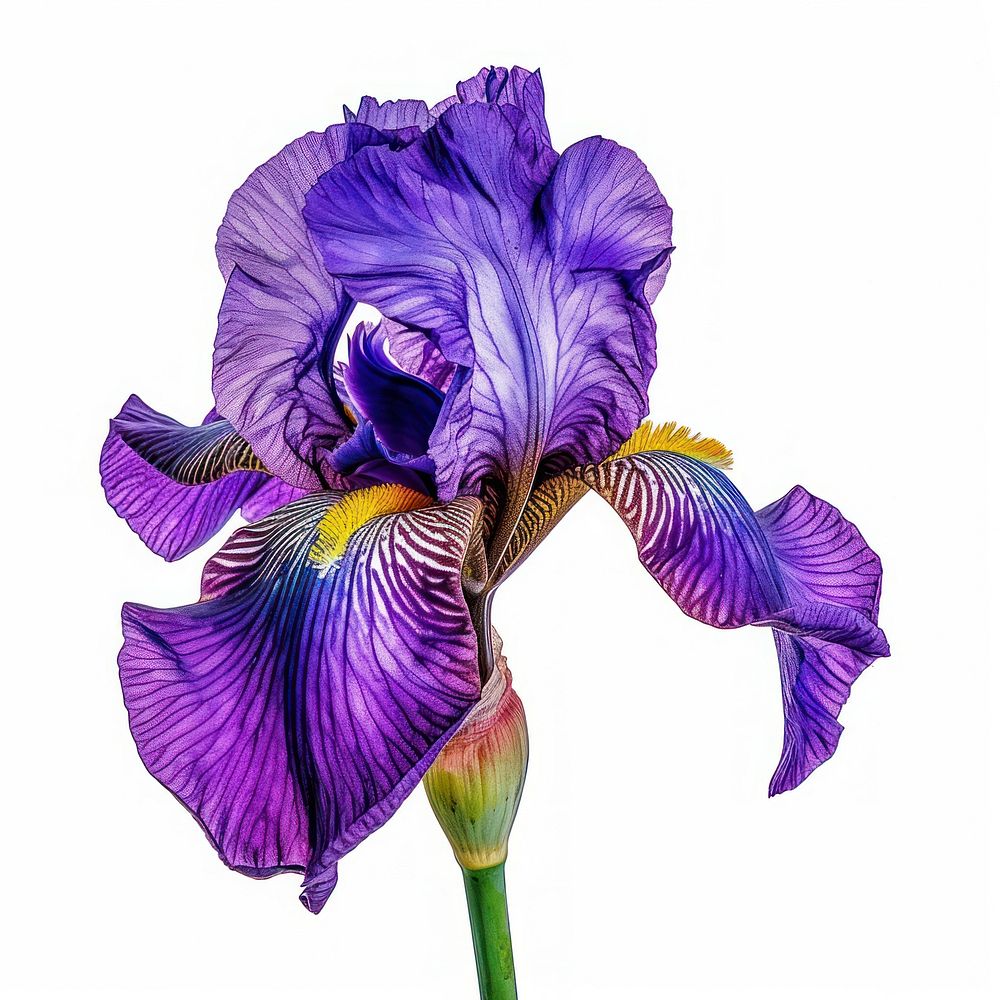 Iris boque flower purple petal. | Premium Photo - rawpixel