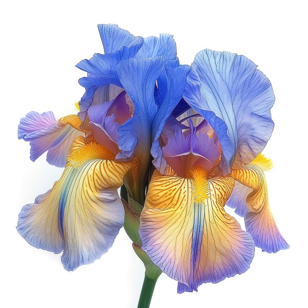 Iris flower petal plant.