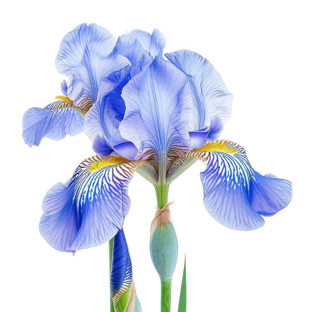Iris flower petal plant.