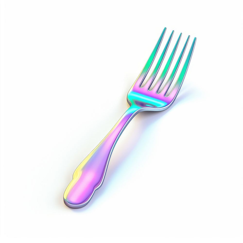 Fork spoon white background silverware.