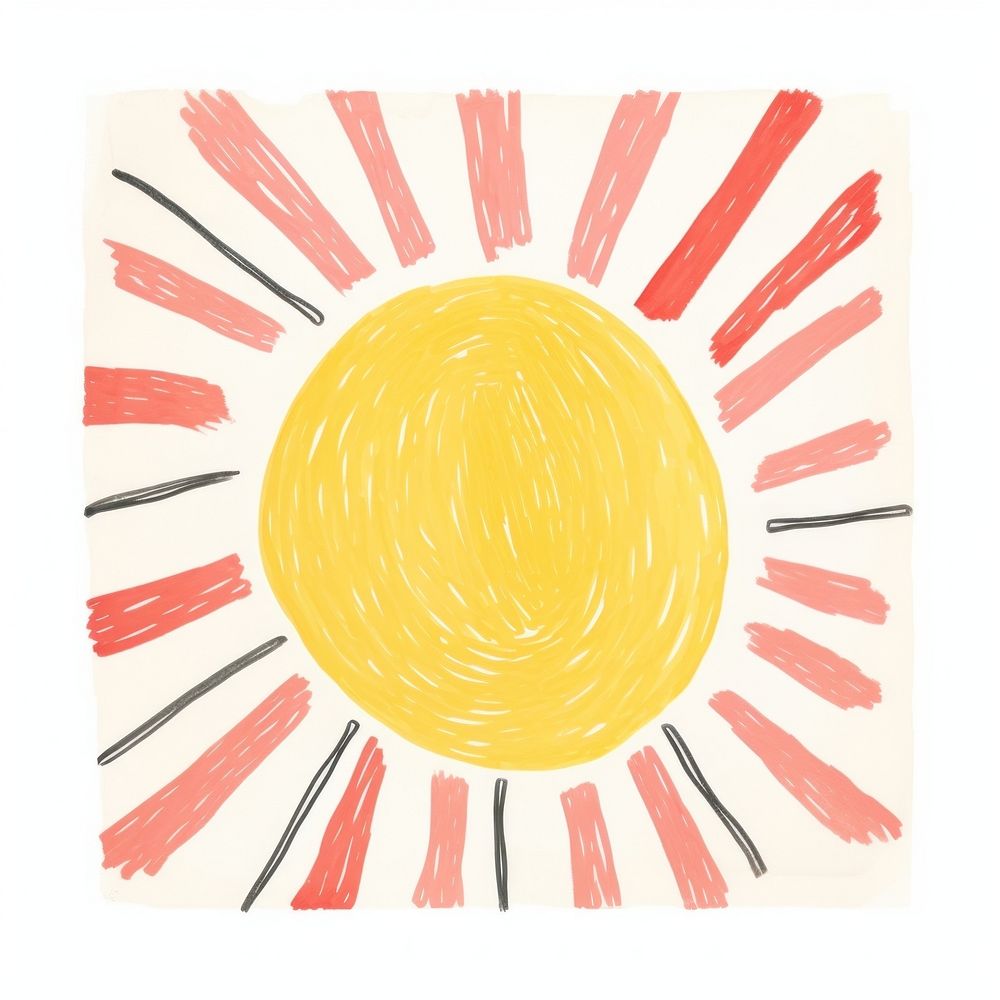 Abstract sun shape art backgrounds painting.
