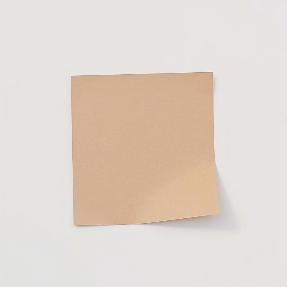 Brown paper sticky note simplicity rectangle textured.