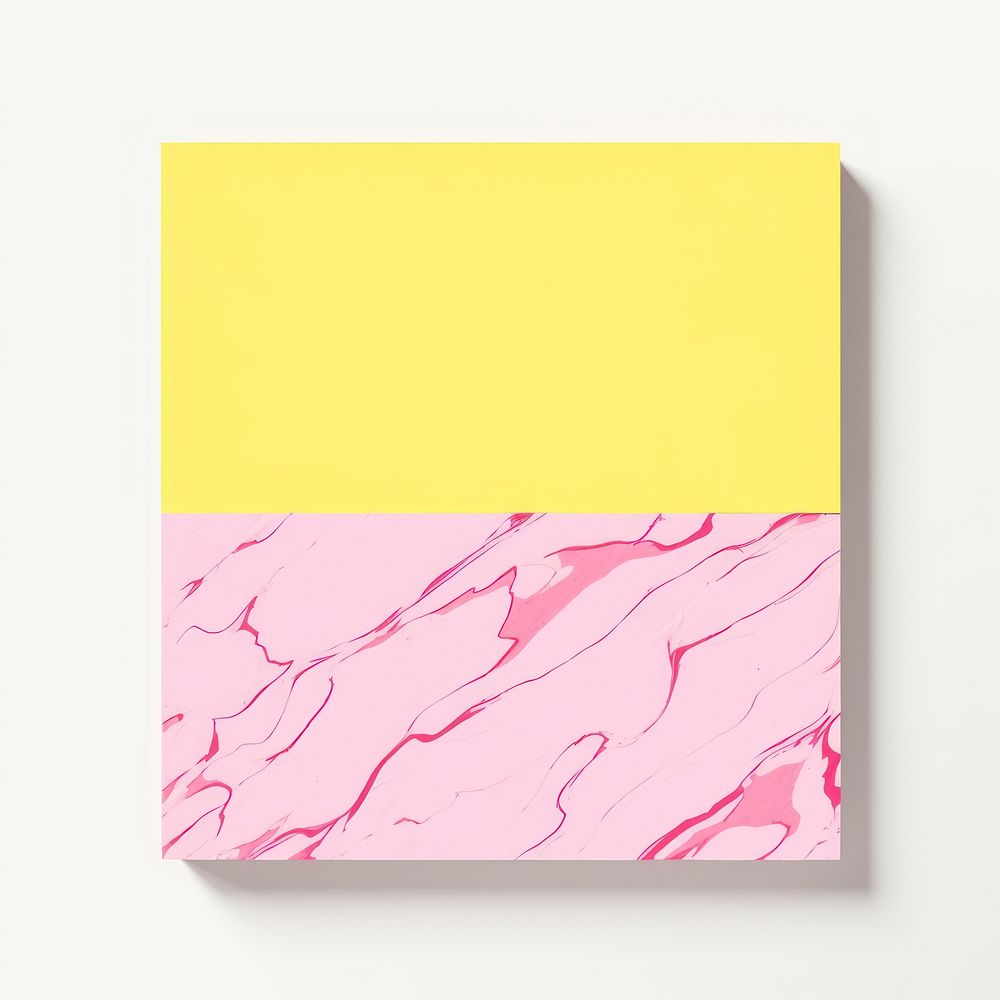 Marble paper sticky note art rectangle textured.