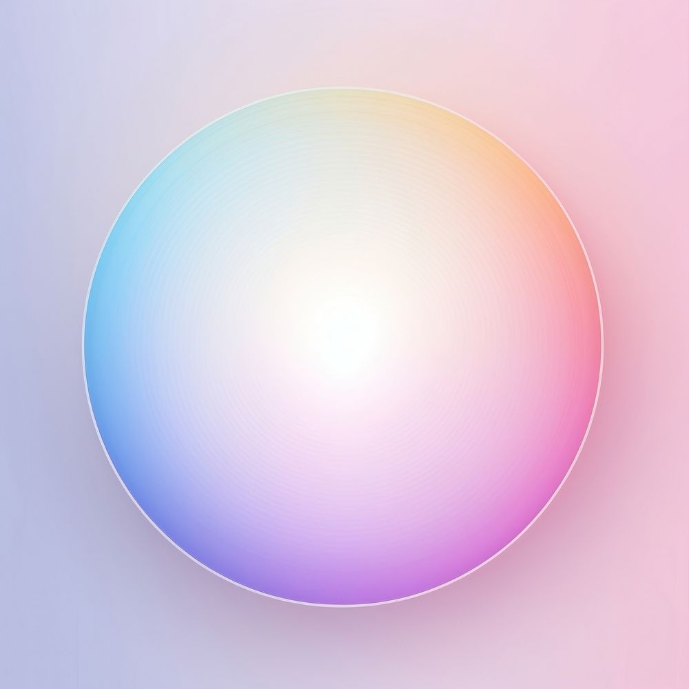 Aesthetic gradient wallpaper abstract circle sphere.