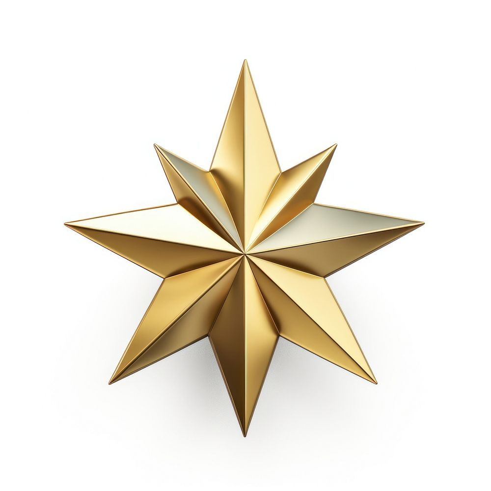 Star ivon gold symbol shiny.