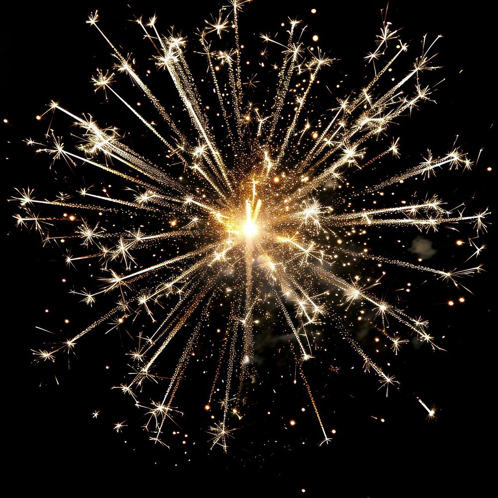 Firework burst fireworks night black background. AI generated Image by rawpixel.