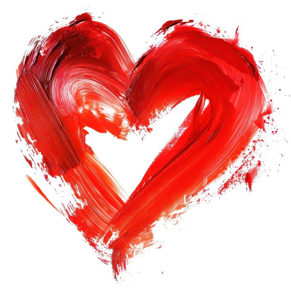 Soft heart shape brush stroke | Premium Photo - rawpixel