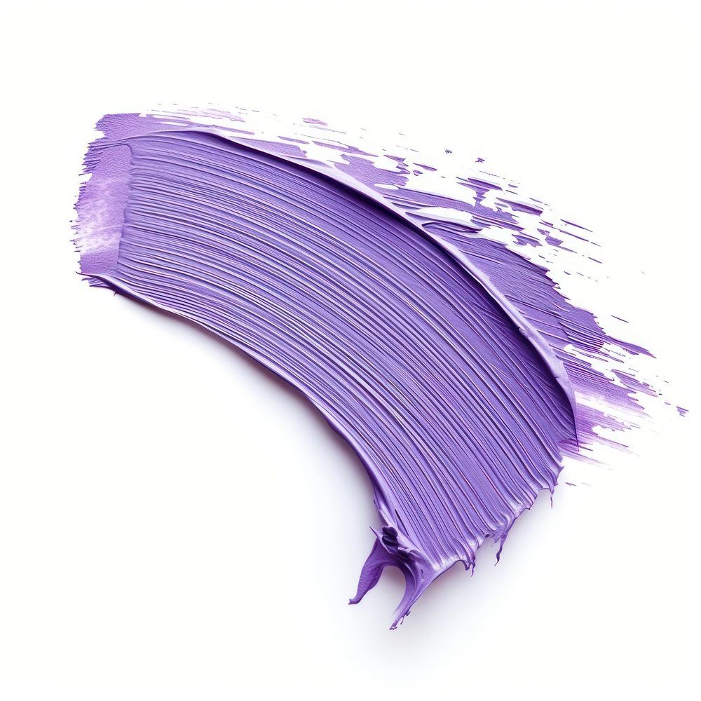 Soft purple brush stroke paper white background lavender.