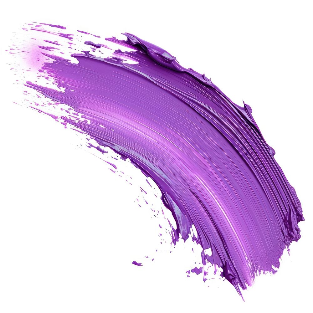 Soft purple brush stroke backgrounds paint white background.