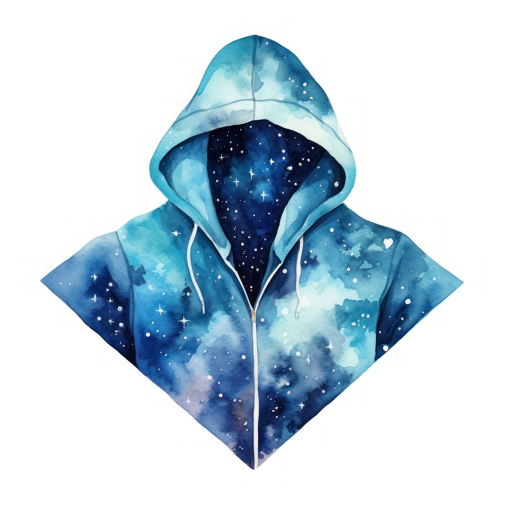Jacketjean in Watercolor style sweatshirt galaxy star.