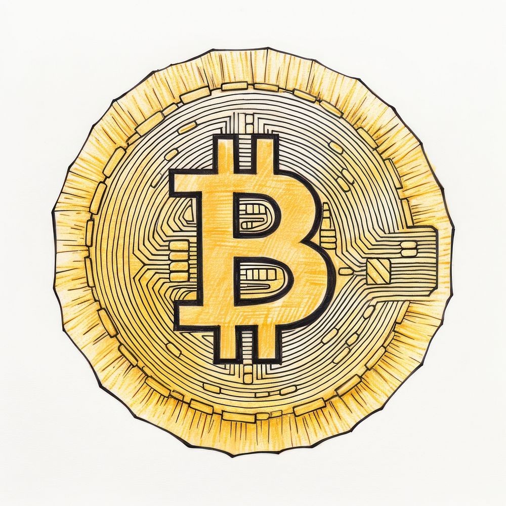 Bitcoin currency banking pattern. AI generated Image by rawpixel.