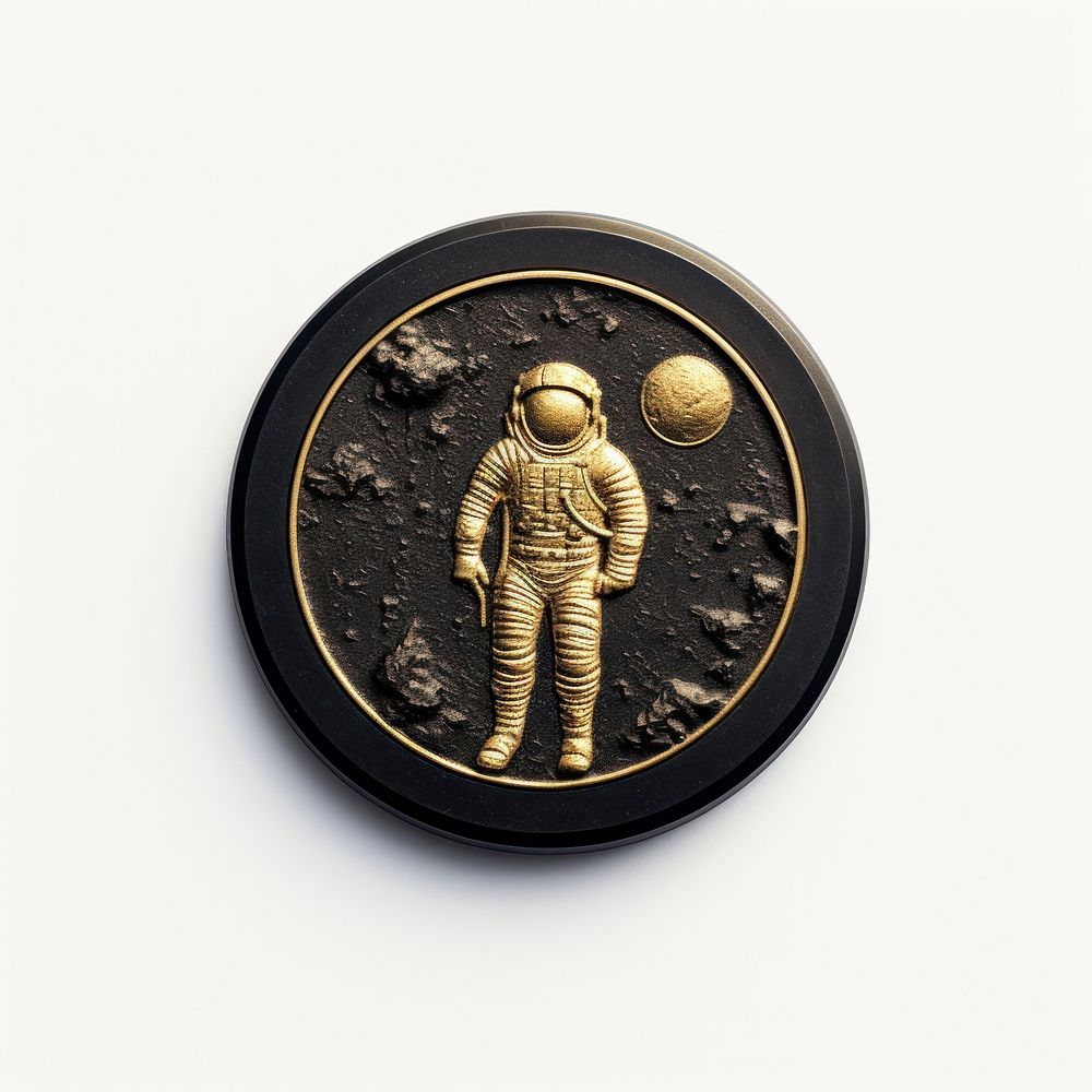 Astronaut money space gold. AI generated Image by rawpixel.