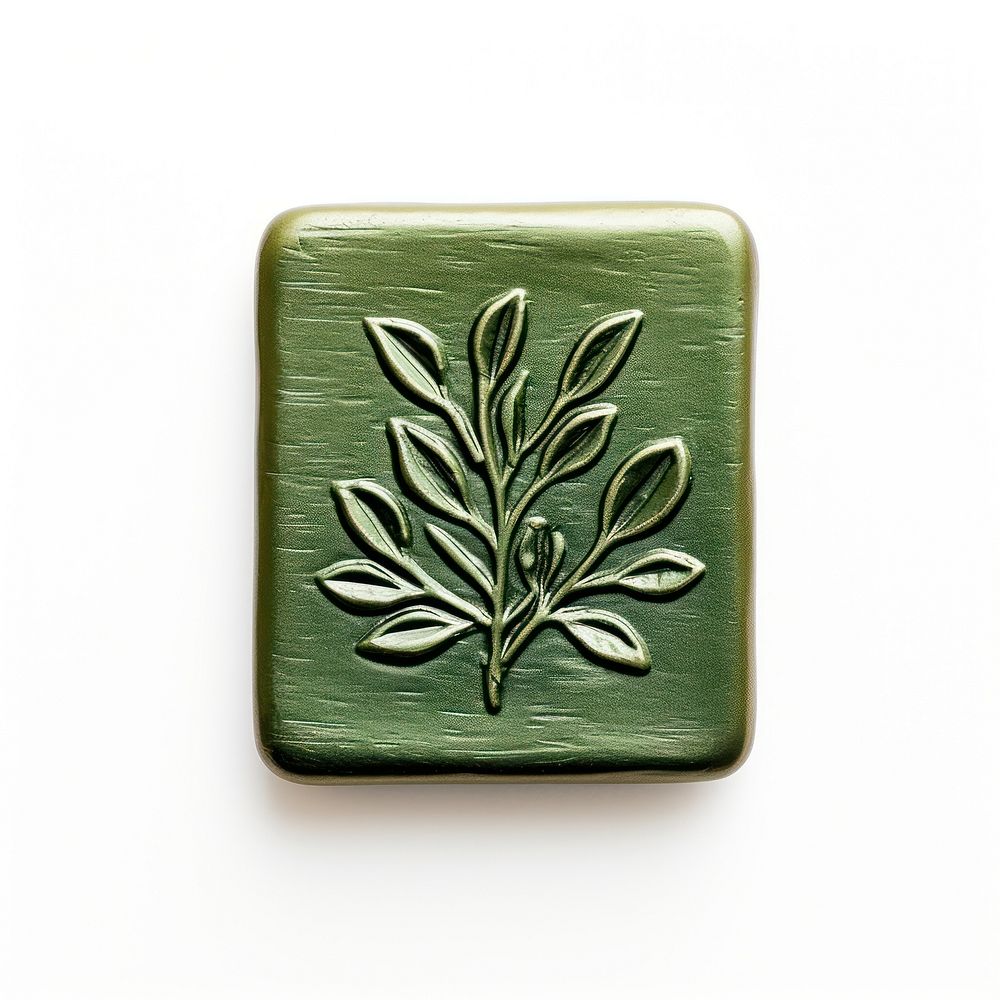Rectangle jewelry locket green. AI generated Image by rawpixel.
