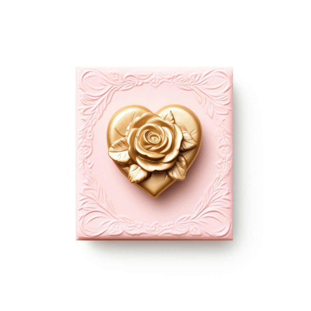 Jewelry flower heart rose. AI generated Image by rawpixel.