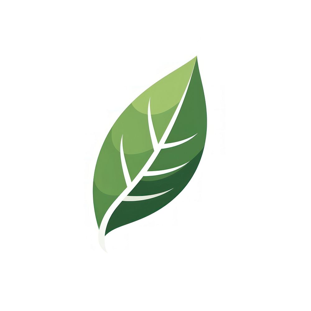  Leaf plant green logo. AI generated Image by rawpixel.