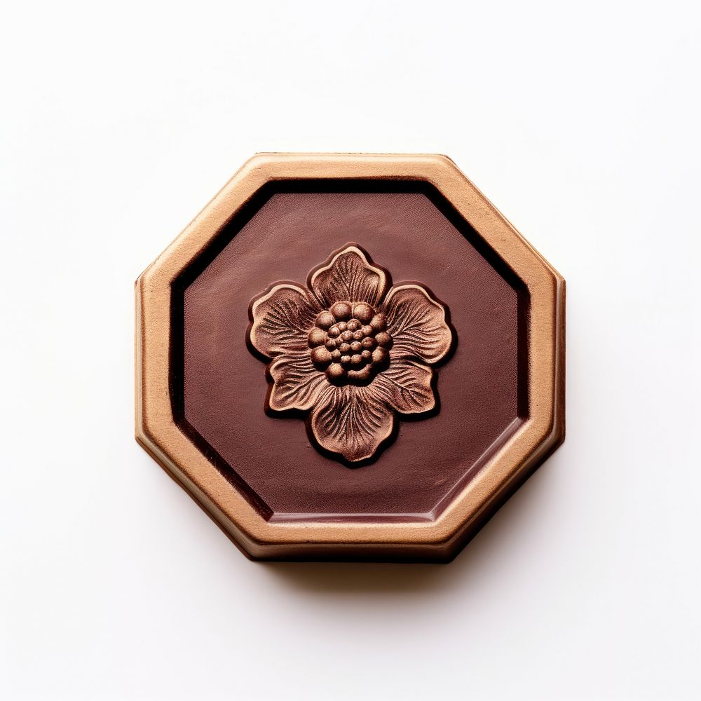 Flower jewelry locket brooch. AI generated Image by rawpixel.