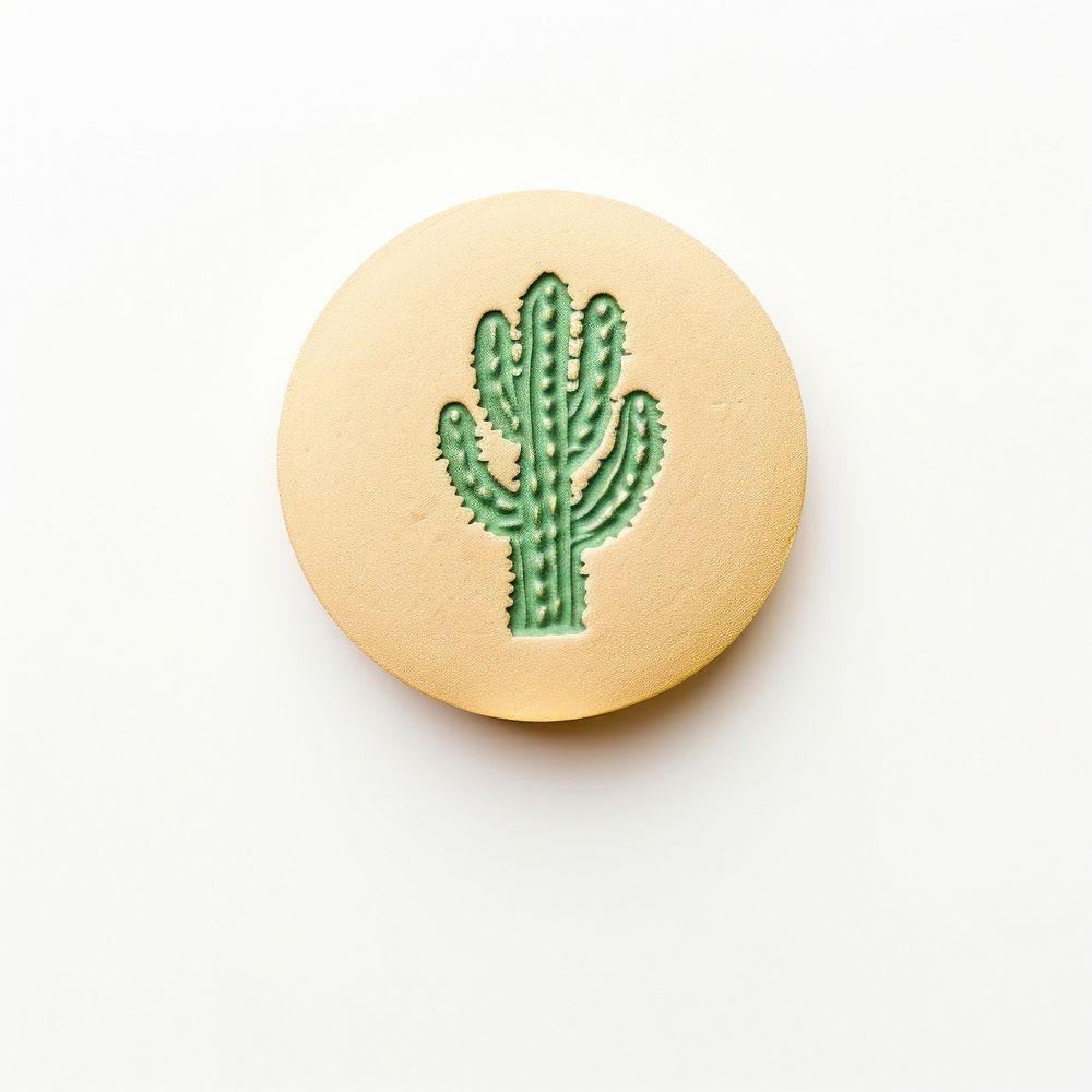 Pattern cactus green white background. AI generated Image by rawpixel.