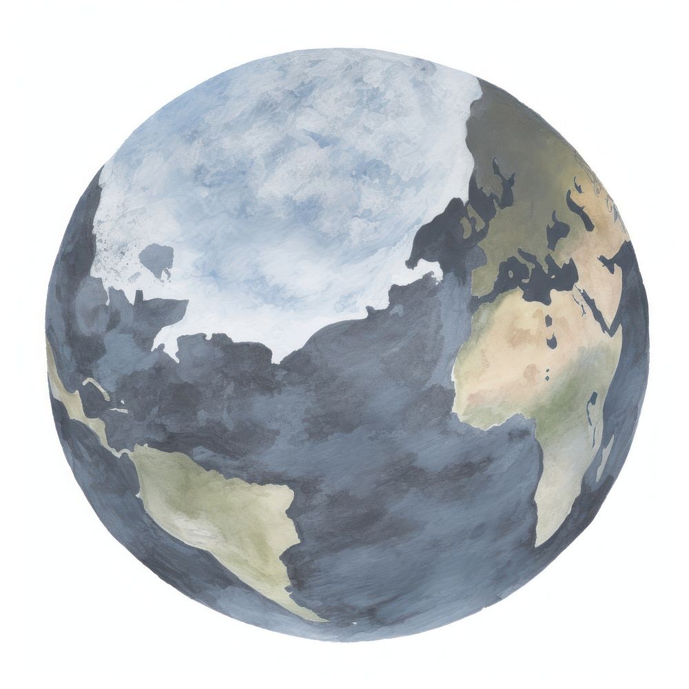 Illustration of a earth outdoors planet space.