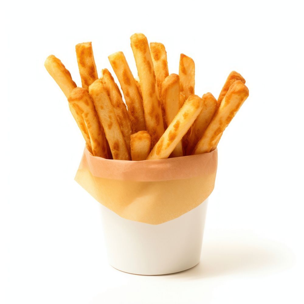 Bread sticks food snack white background. AI generated Image by rawpixel.