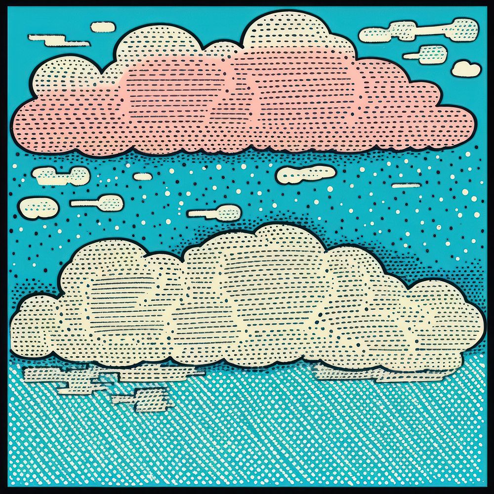Comic of a cloud backgrounds creativity blackboard.