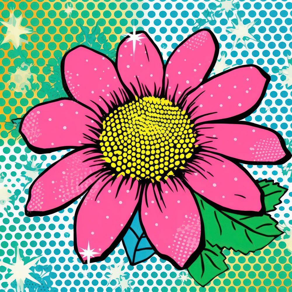 Comic of flower backgrounds pattern petal.