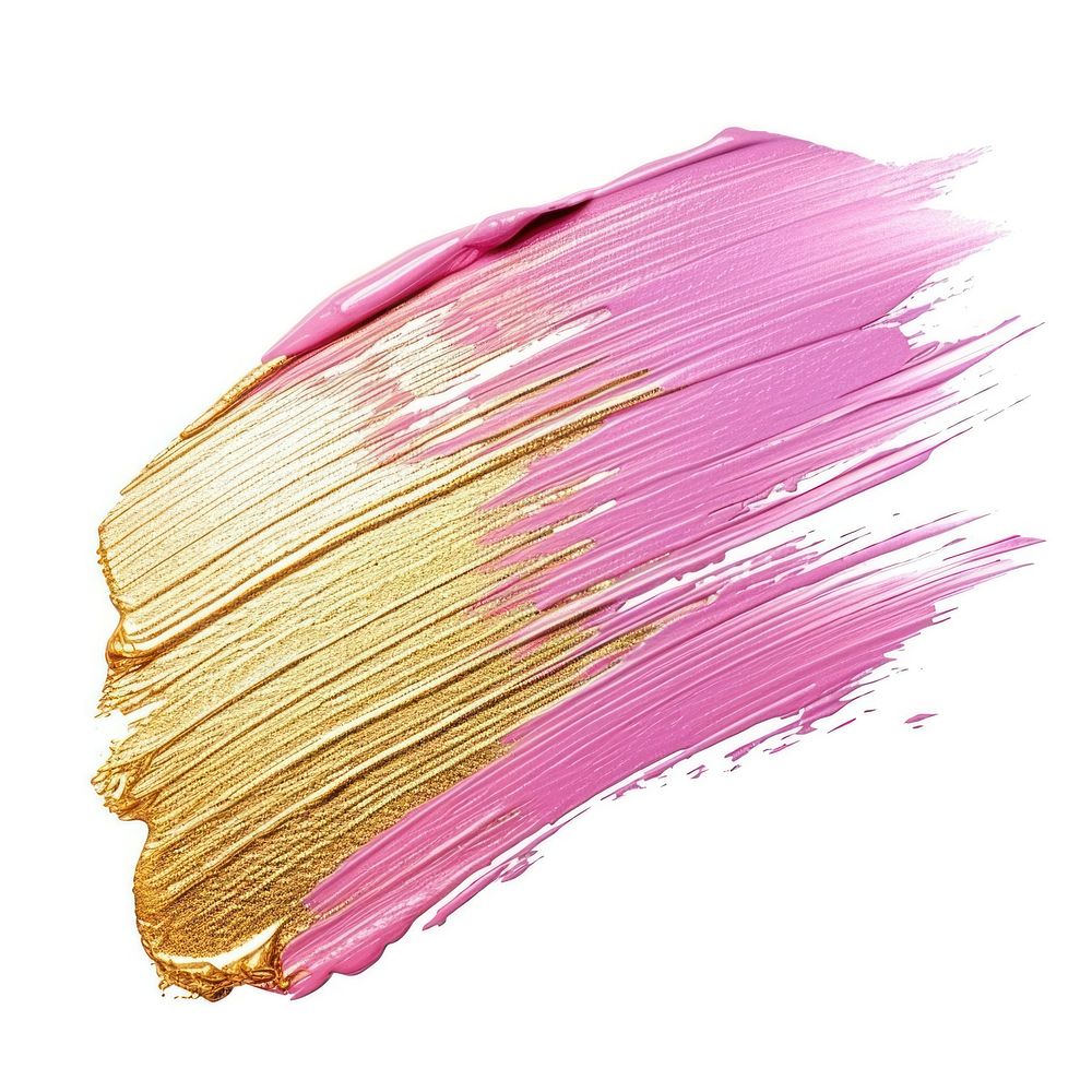 Gradient shape brush stroke cosmetics paint pink.