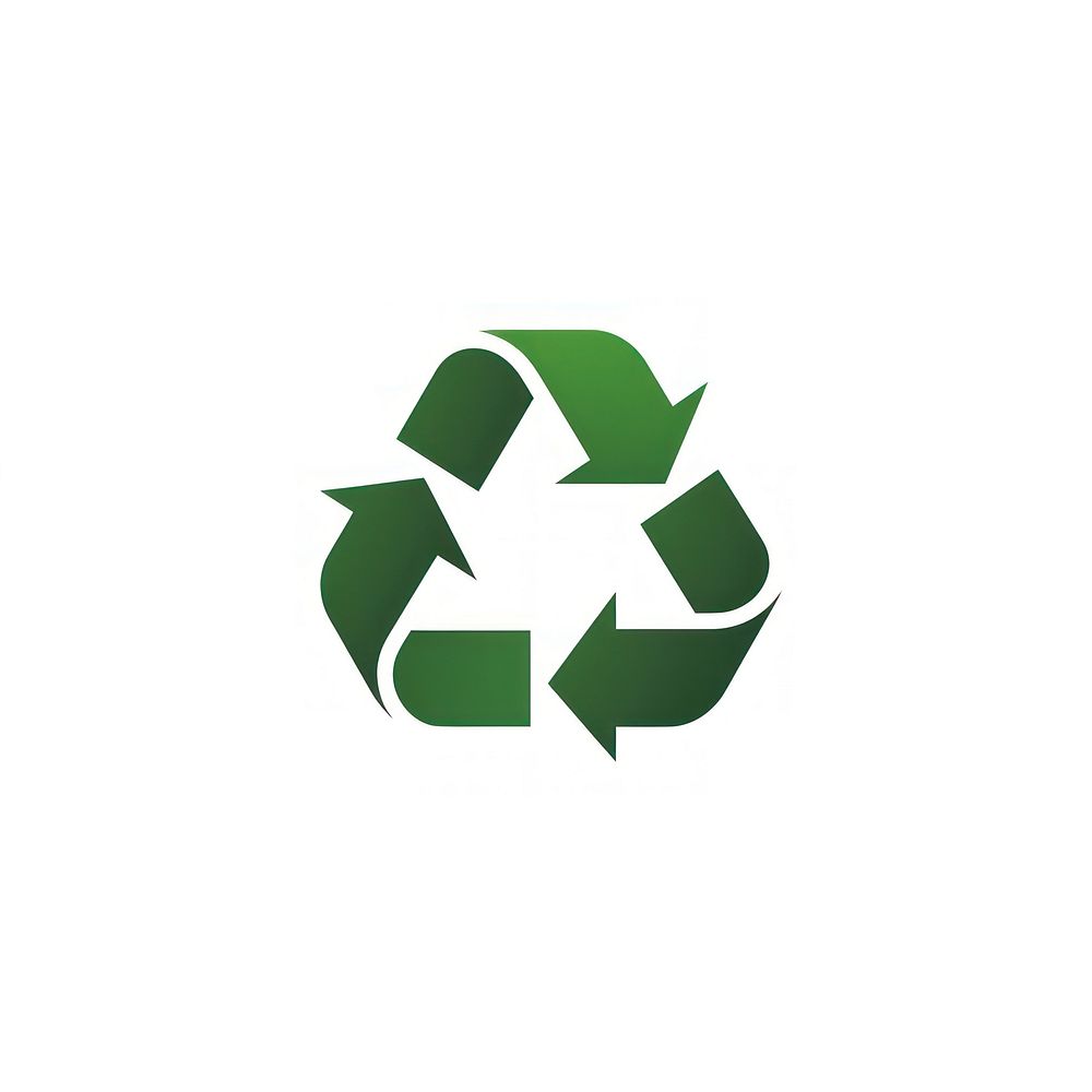 Recycle icon symbol green logo.