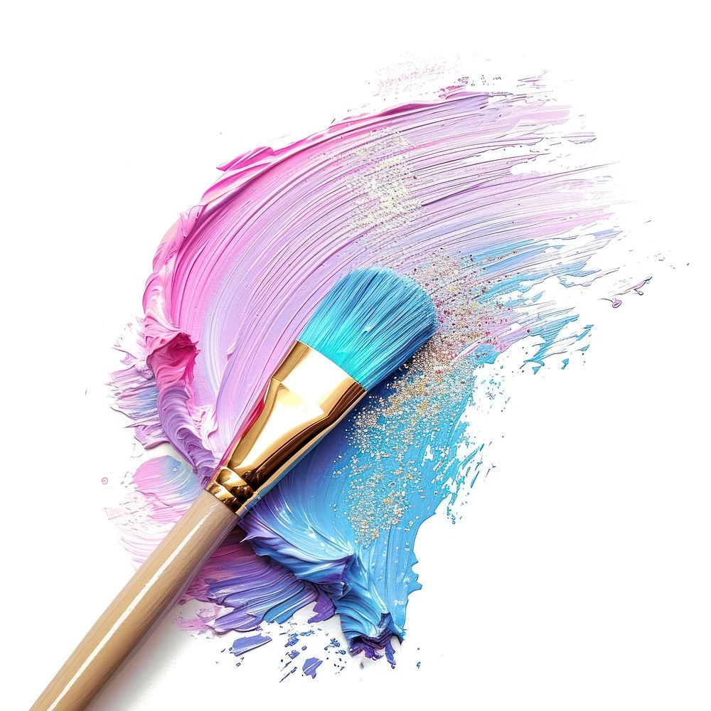 Paint brush stroke paintbrush white background creativity.