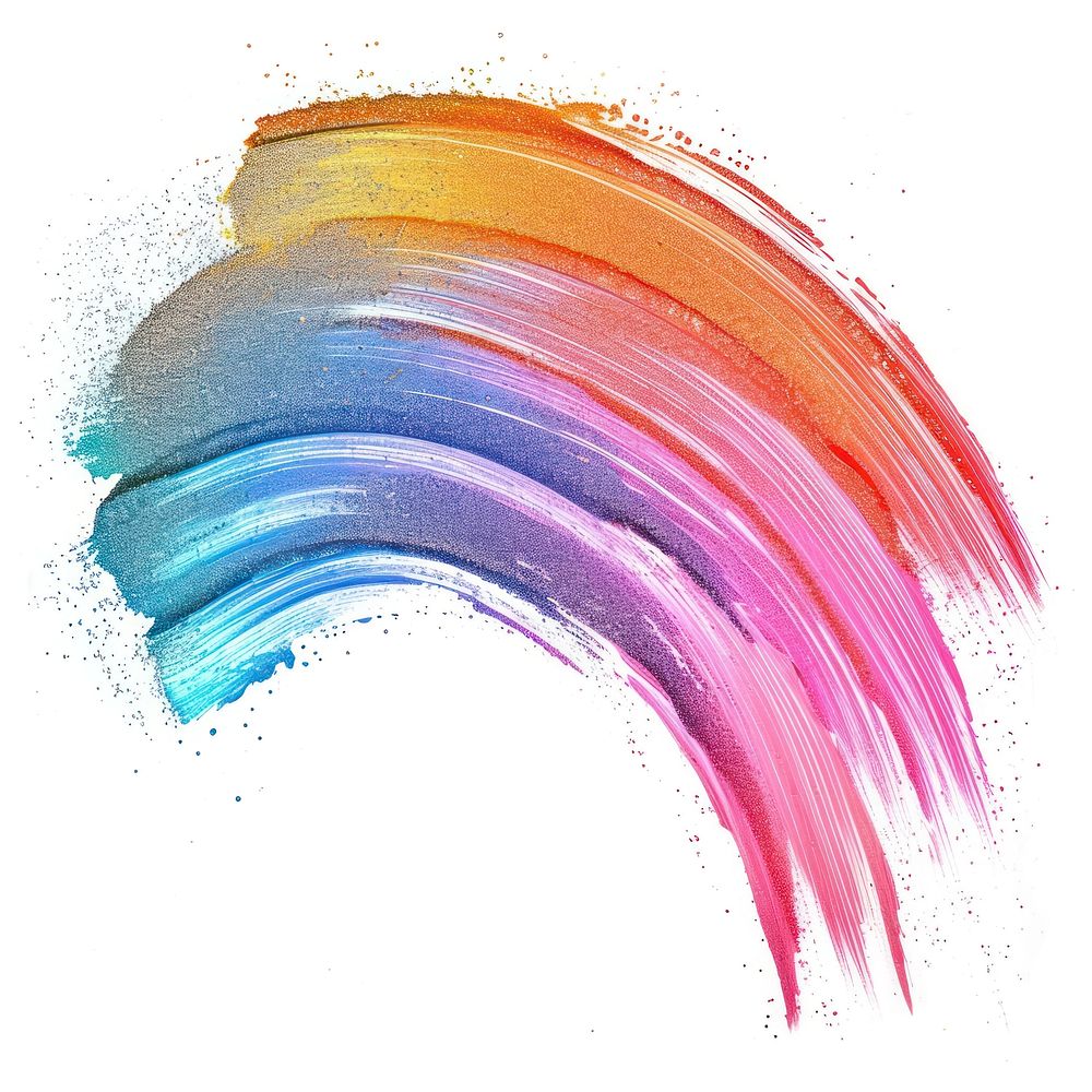 Paint Rainbow brush stroke backgrounds painting rainbow.