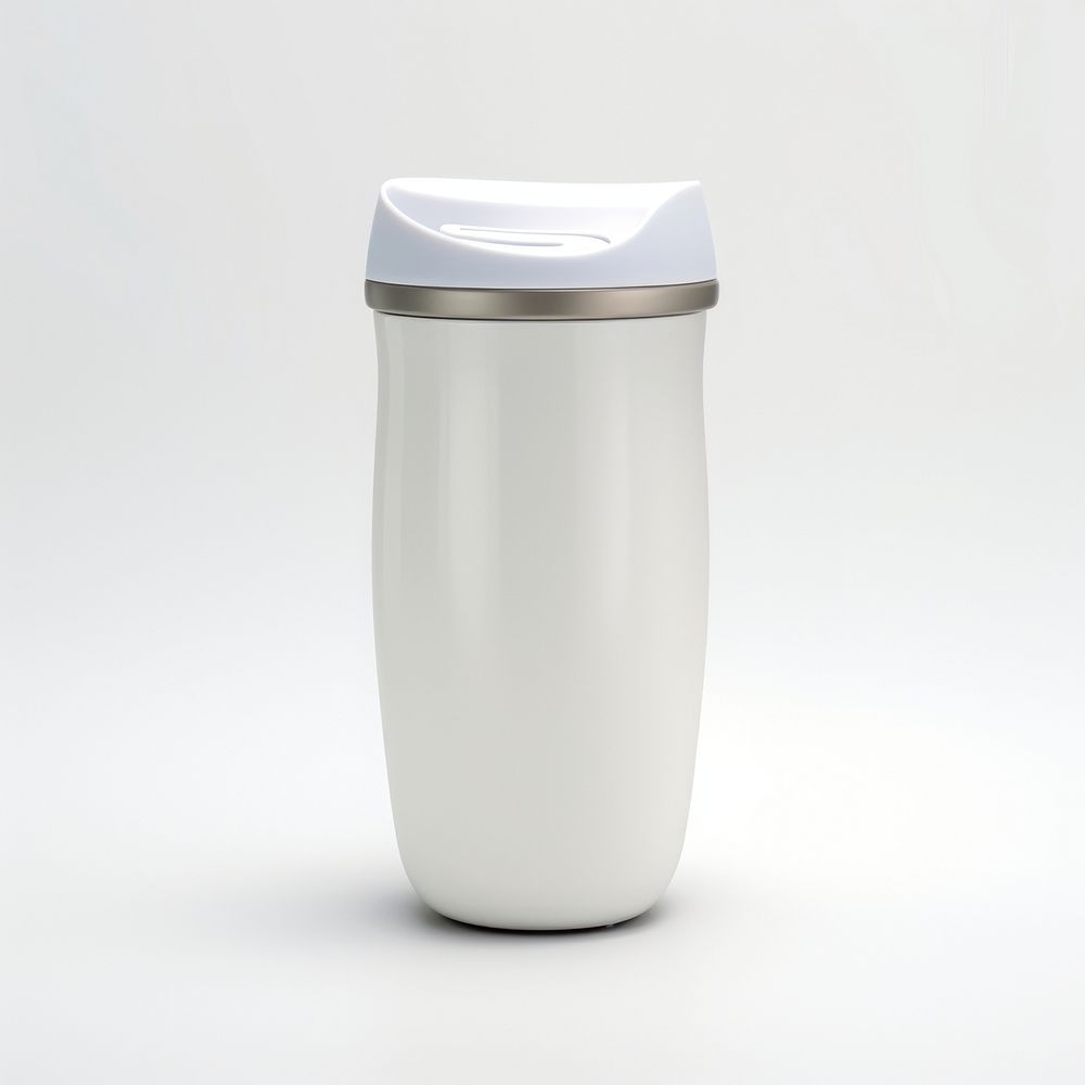 A babyble insulated tumbler with lid white background drinkware container.