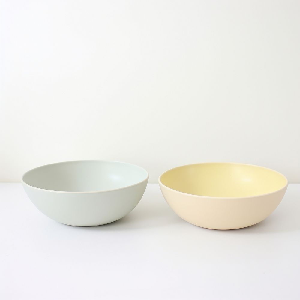 Bowl porcelain white background simplicity.