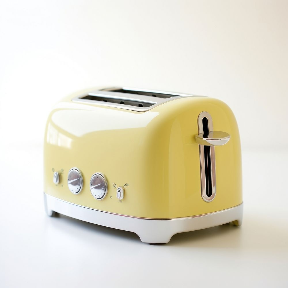 A yellow retro minimal toaster appliance small appliance jacuzzi.