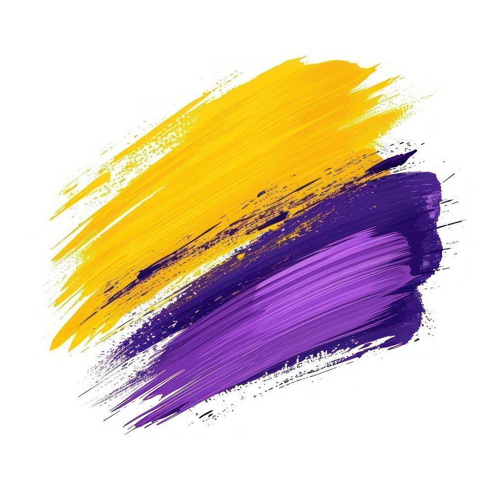 Scribble brush stroke purple backgrounds yellow.
