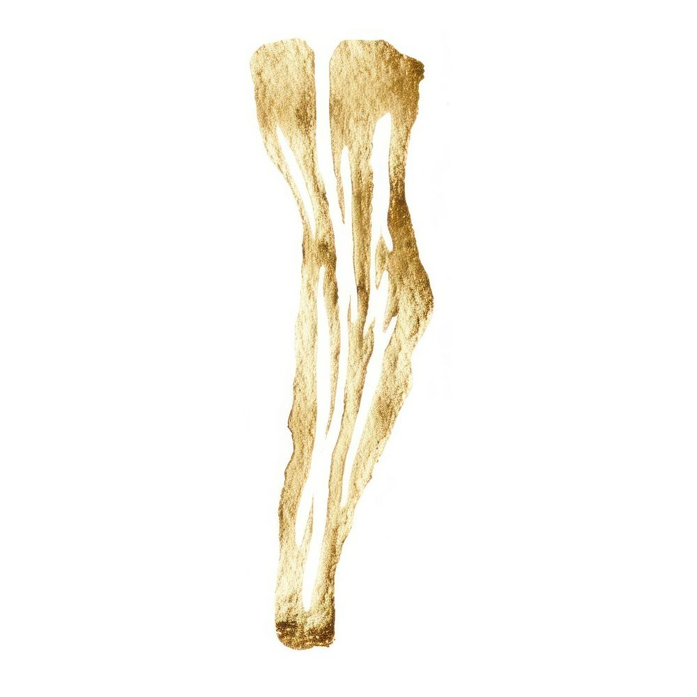Golden glitter bone white background biology. AI generated Image by rawpixel.