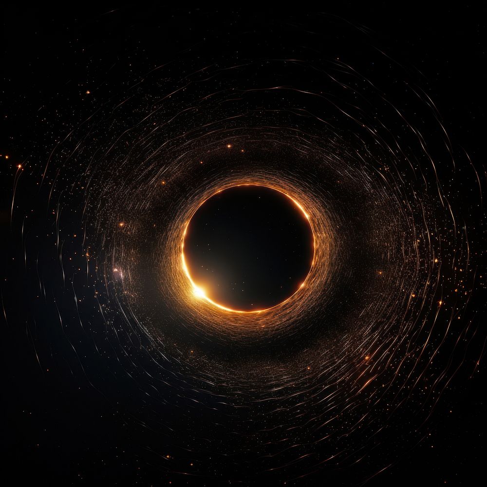 Black hole astronomy outdoors light.