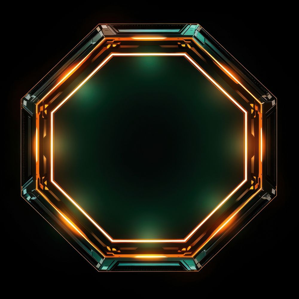 Hexagonal Frame light technology gemstone.